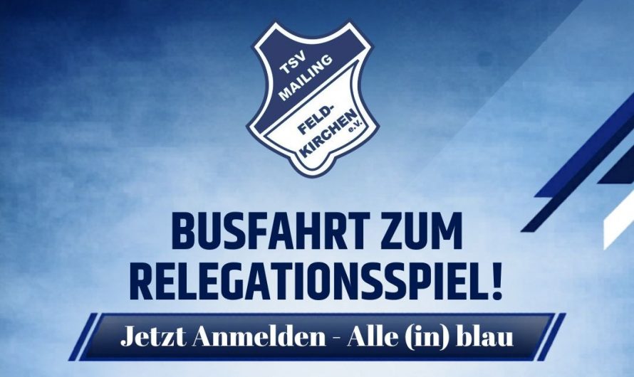 Busfahrt zum Relegationsspiel