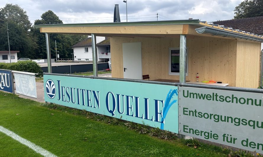 Neue Verkaufshütte auf der Sportanlage – Starker Impuls für unser Vereinsleben!